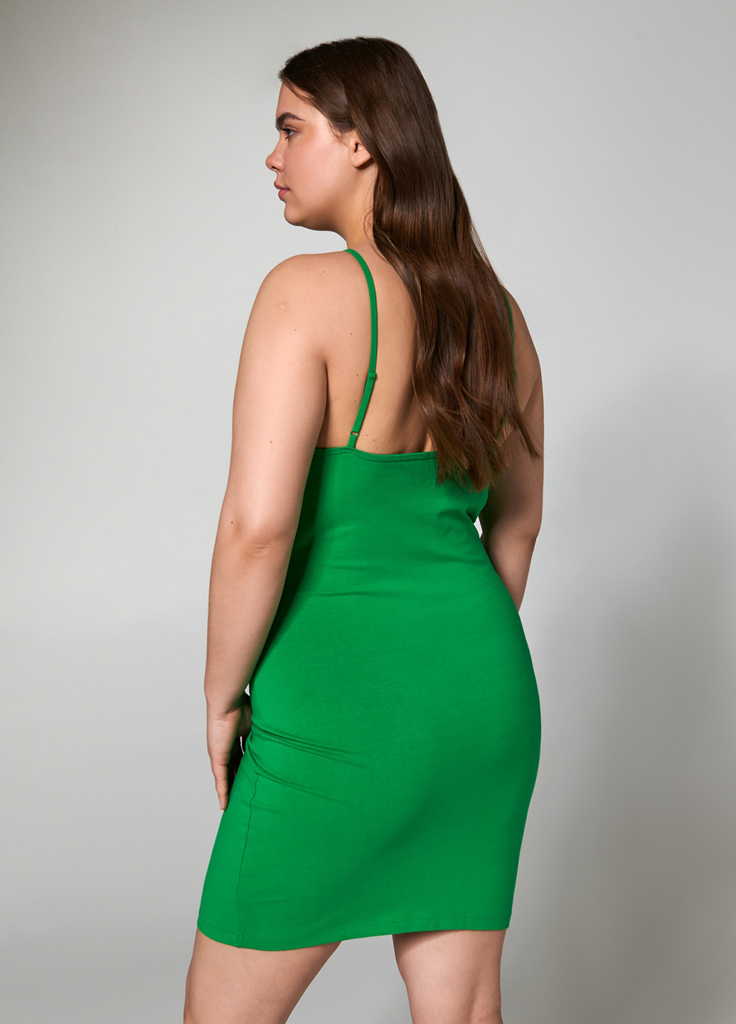 Зелена кежуал сукня з відкритими плечима Sinsay однотонна