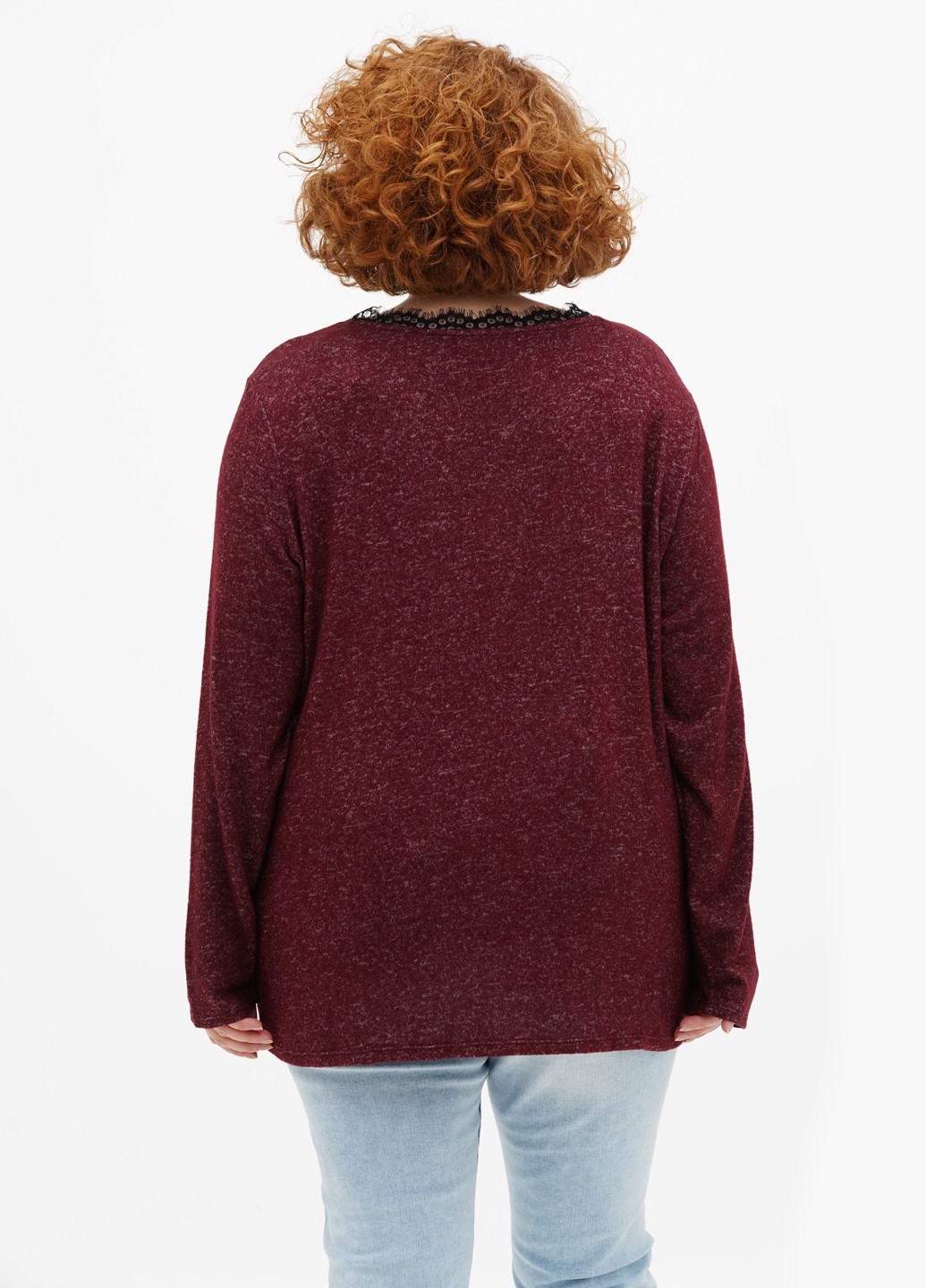 Бордовый демисезонный пуловер пуловер S.Oliver