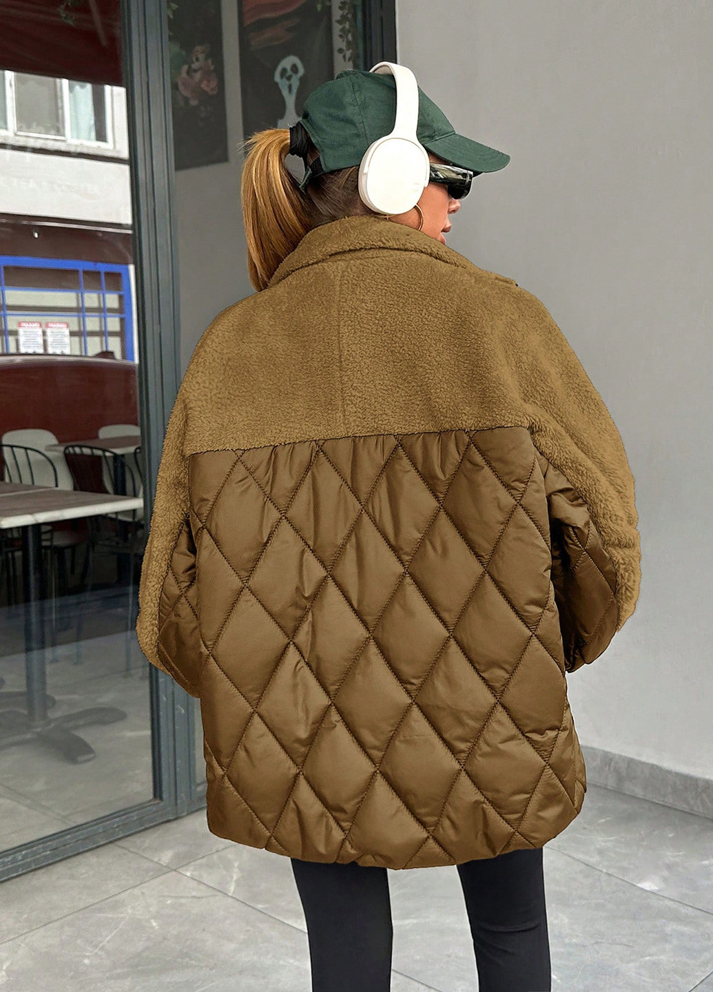 Коричневе демісезонне Куртка SHEIN