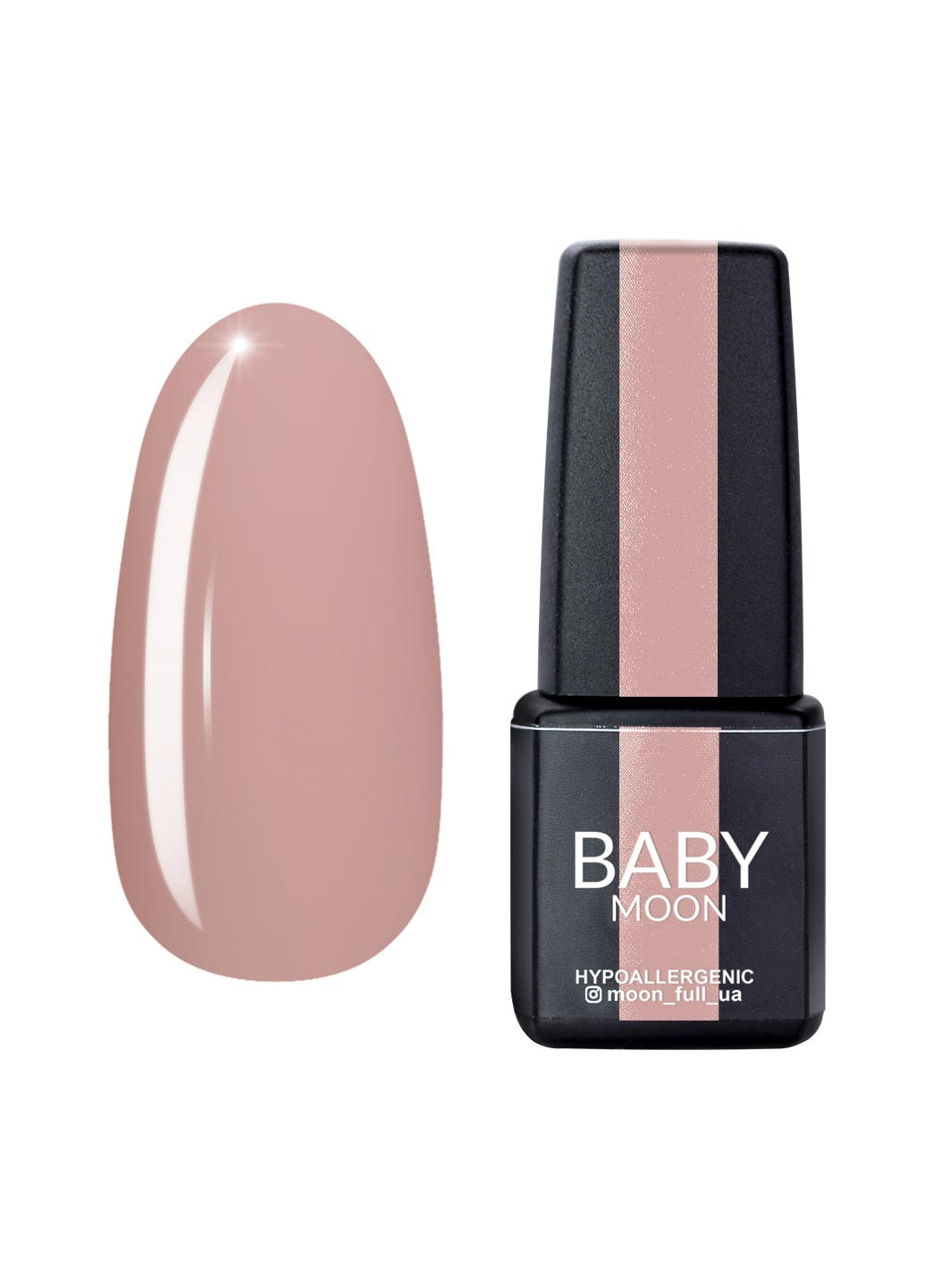 Гель лак BABY Sensual Nude Gel polish, 6 мл № 016 бежево-розовый Moon (251422617)