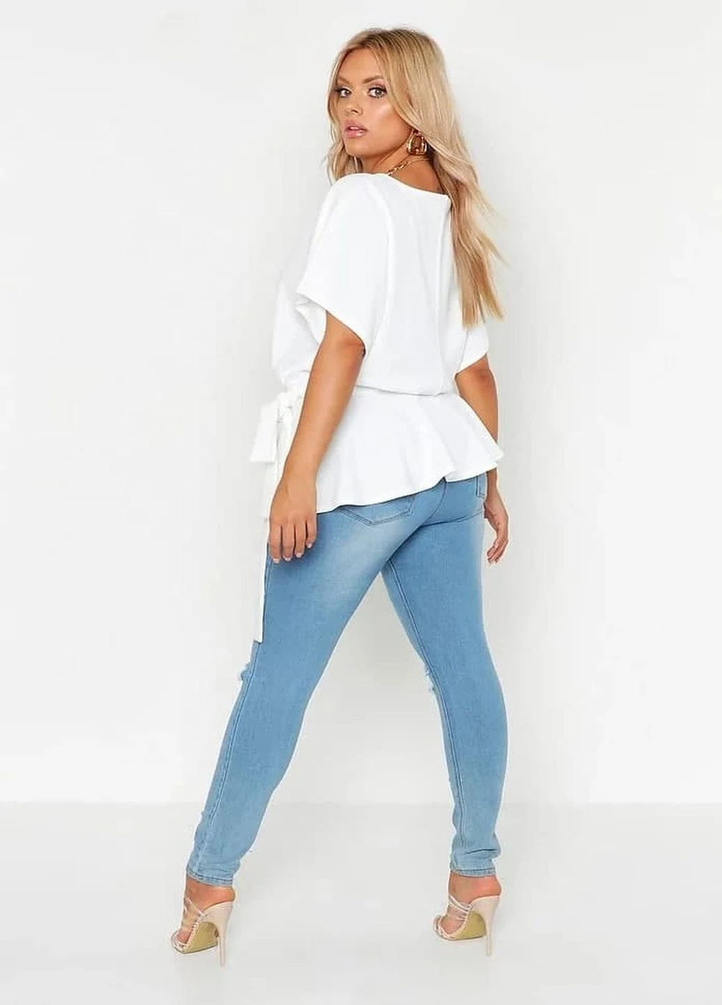 Біла блуза Boohoo