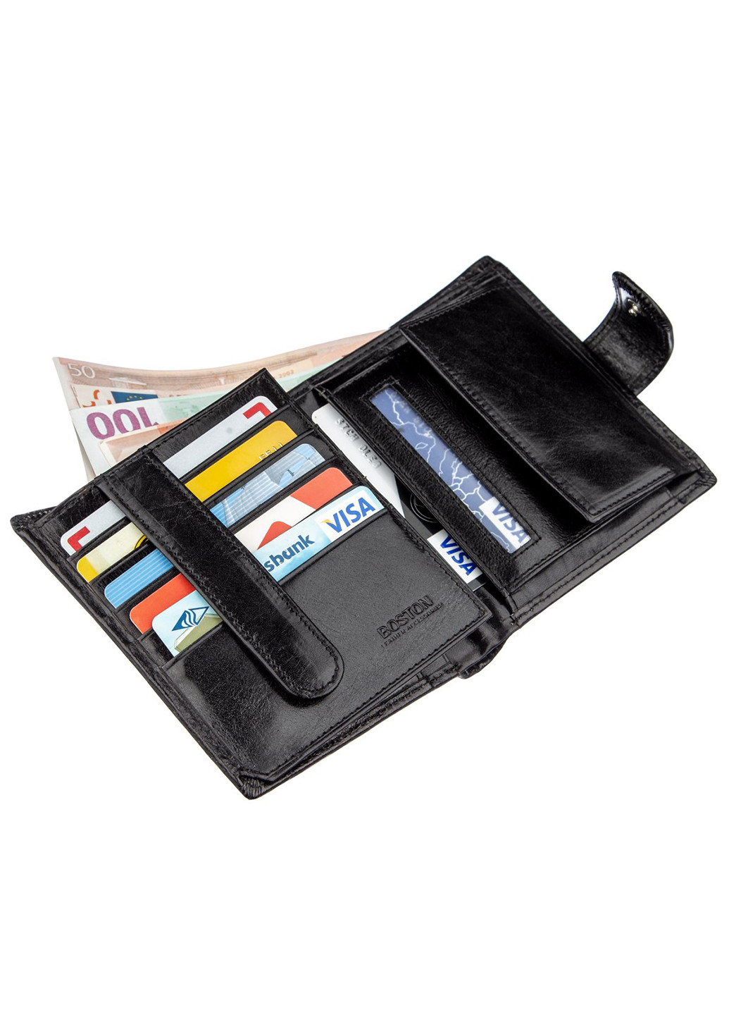 Чоловік шкіряний гаманець 11х12 см BOSTON (229461172)