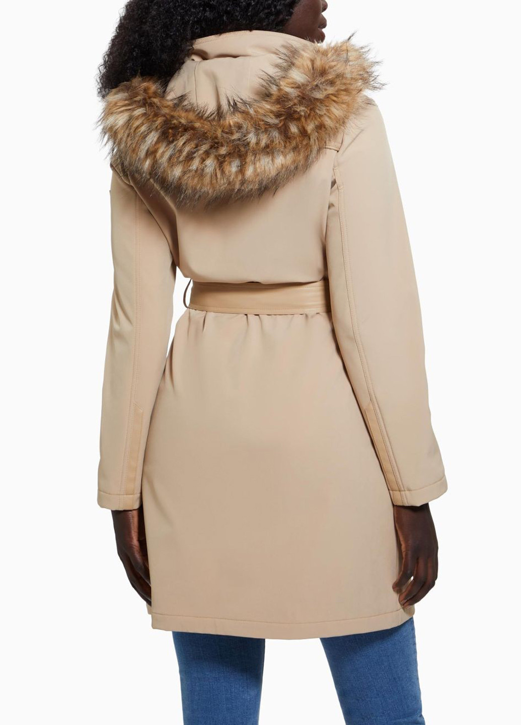 Бежева демісезонна куртка Guess