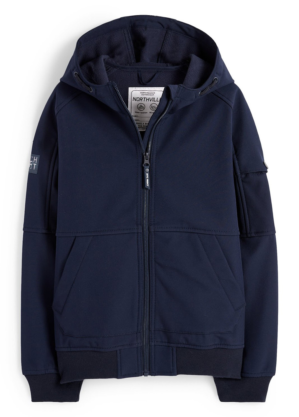 Темно-синя демісезонна куртка C&A