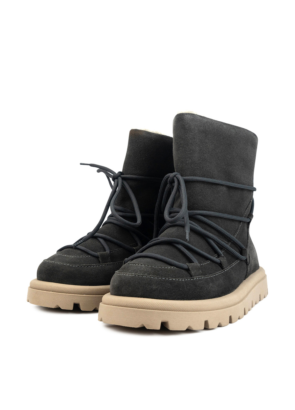 Зимние ботинки Lioneli без декора из натуральной замши