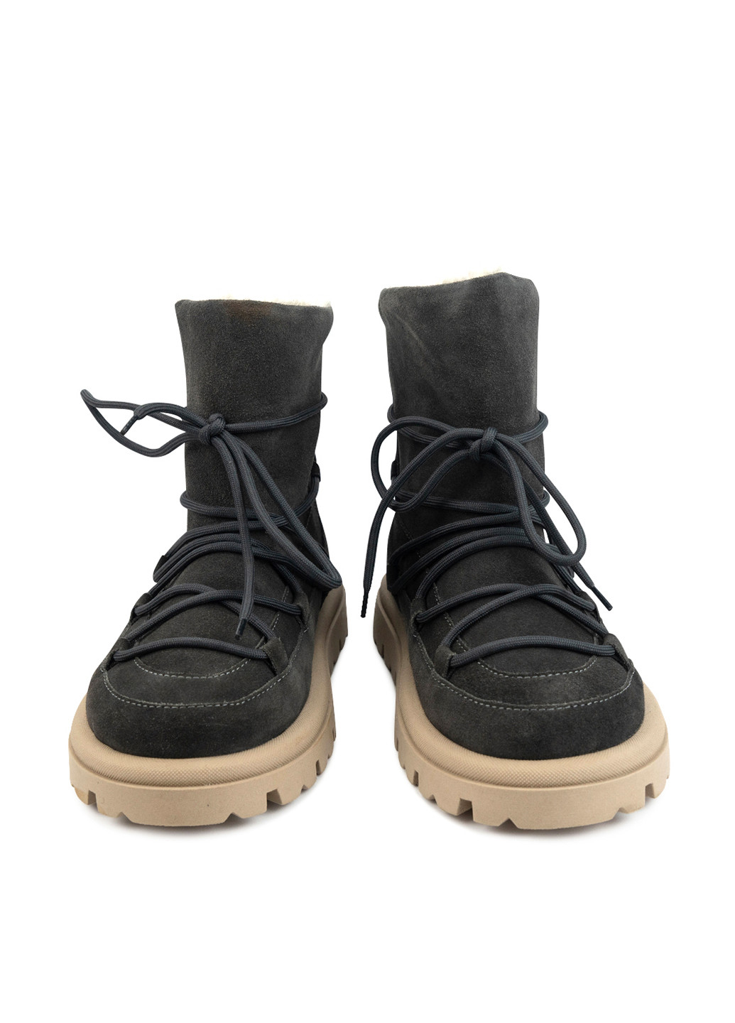 Зимние ботинки Lioneli без декора из натуральной замши