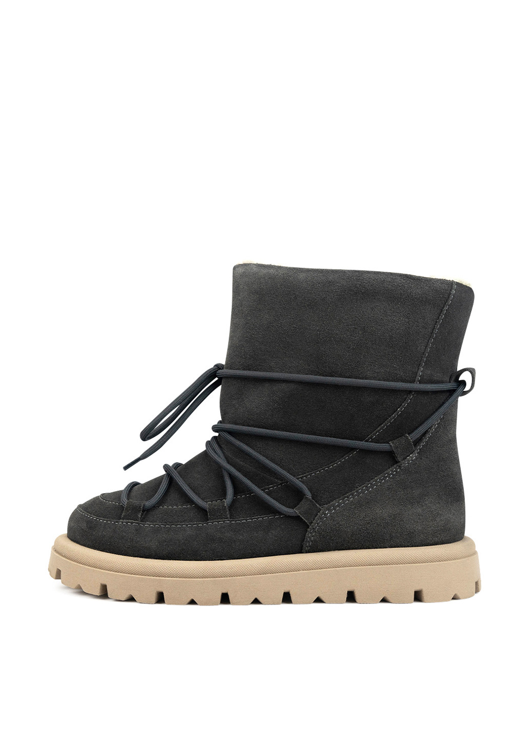 Зимние ботинки Lioneli без декора из натуральной замши