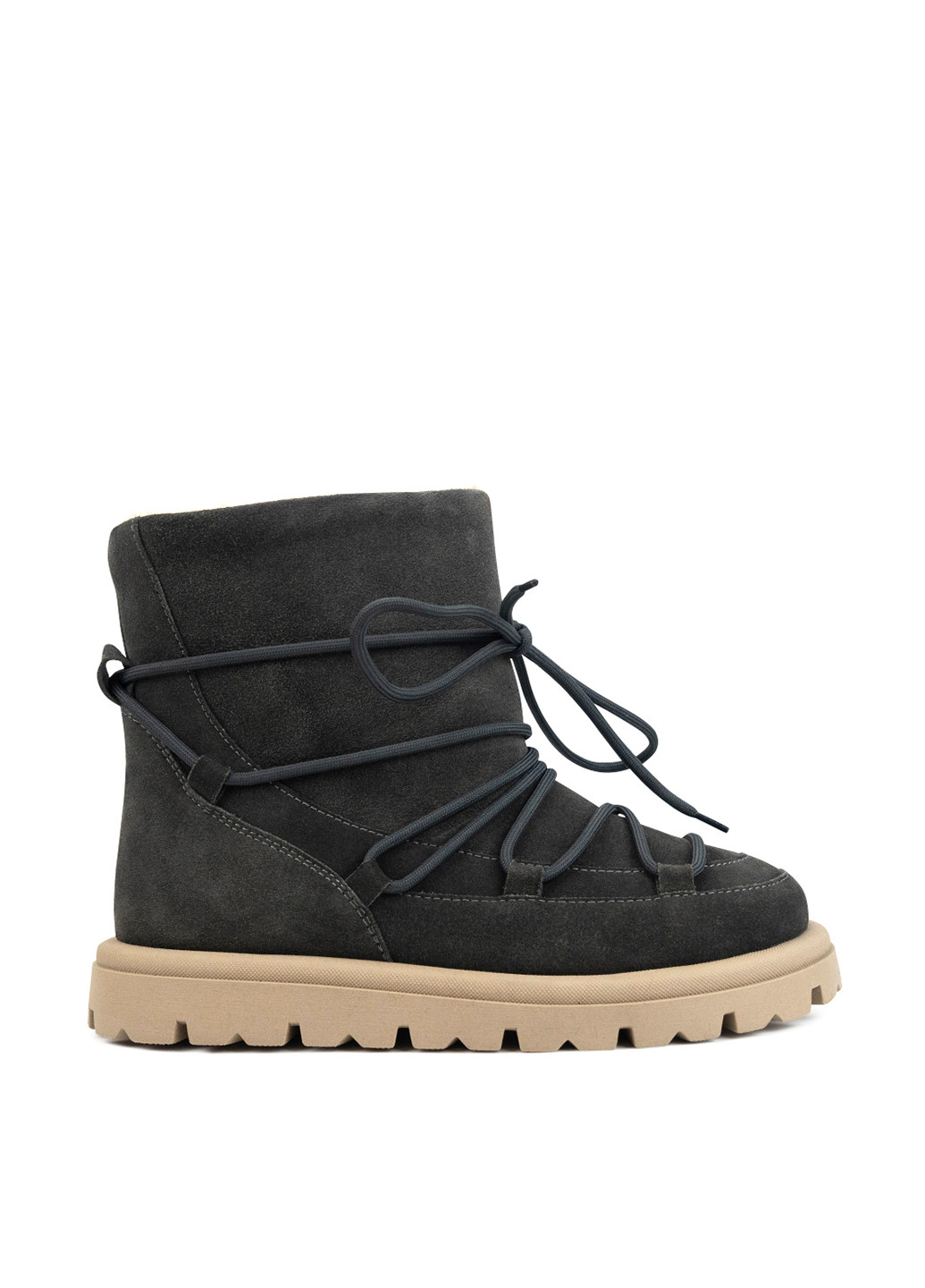 Зимние ботинки Lioneli без декора из натуральной замши