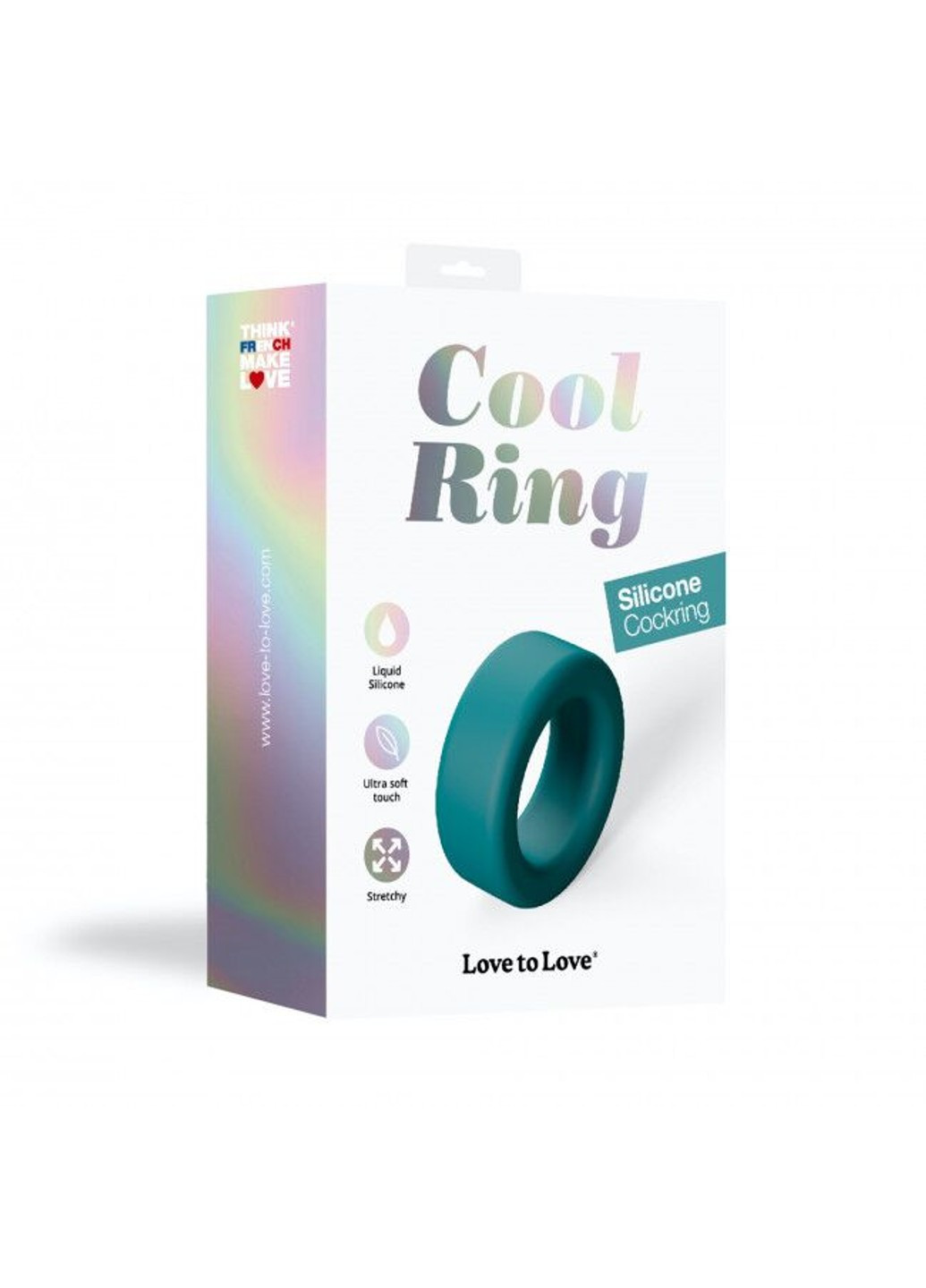 Ерекційне кільце широке COOL RING - TEAL ME Love To Love (255073403)
