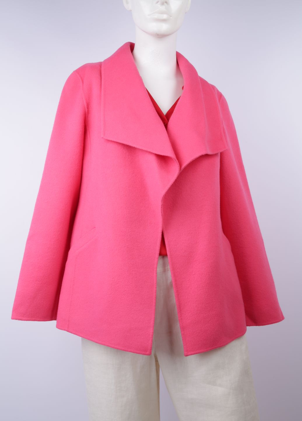 Розовый женский жакет Talbots однотонный - демисезонный