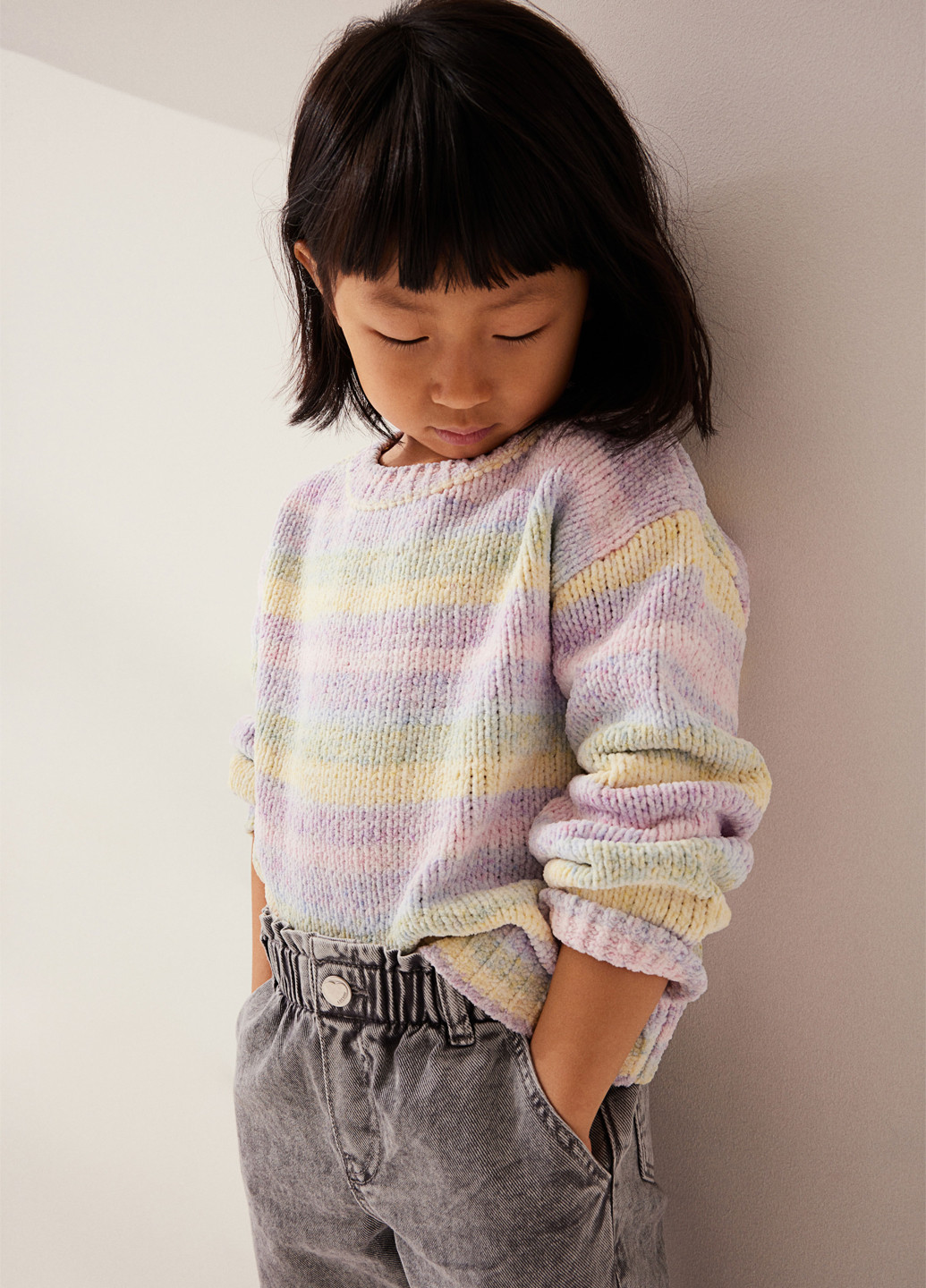 Сиреневый демисезонный джемпер джемпер H&M