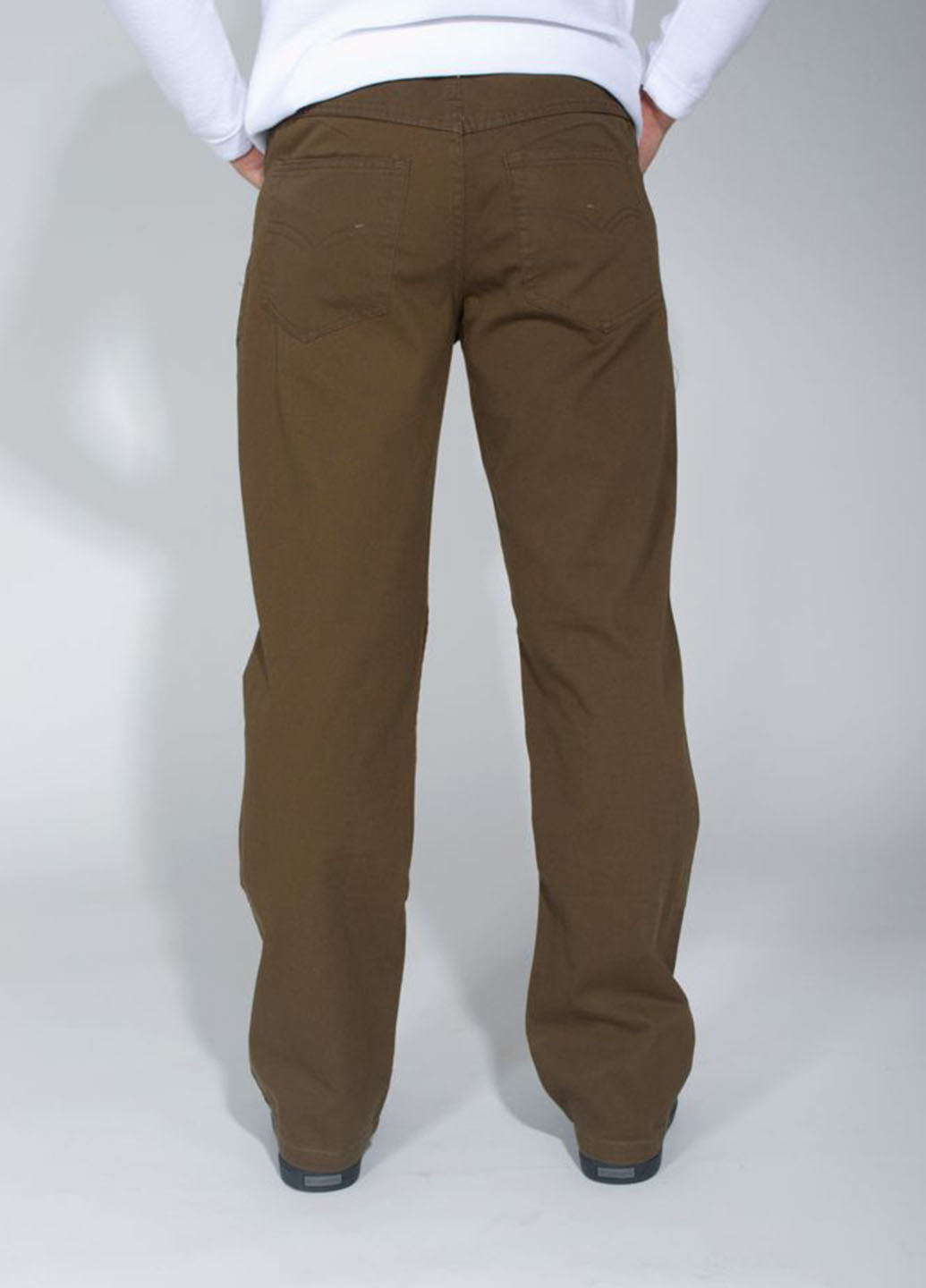 Коричневые кэжуал демисезонные прямые брюки Ager