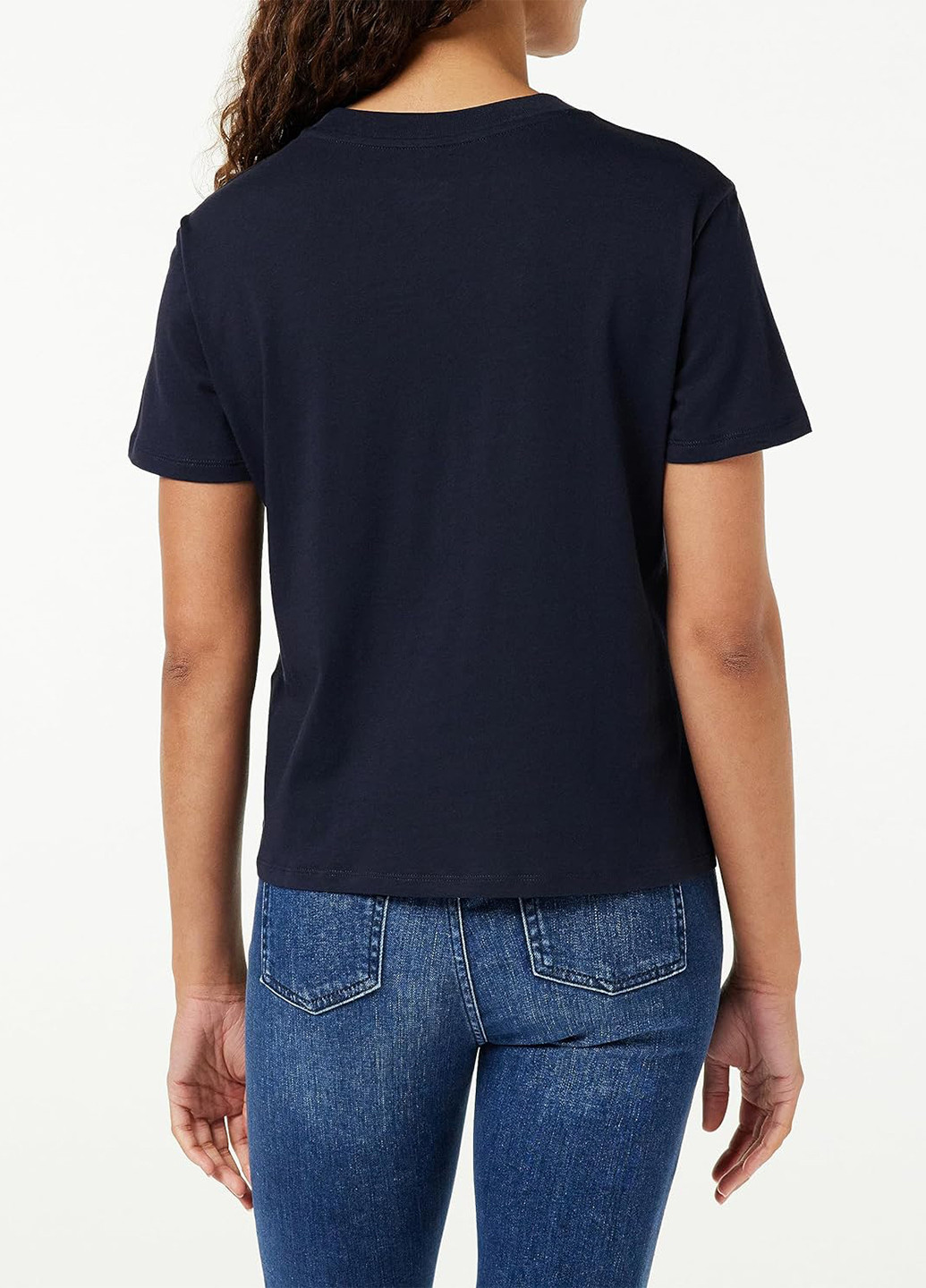 Темно-синя літня футболка Armani Exchange