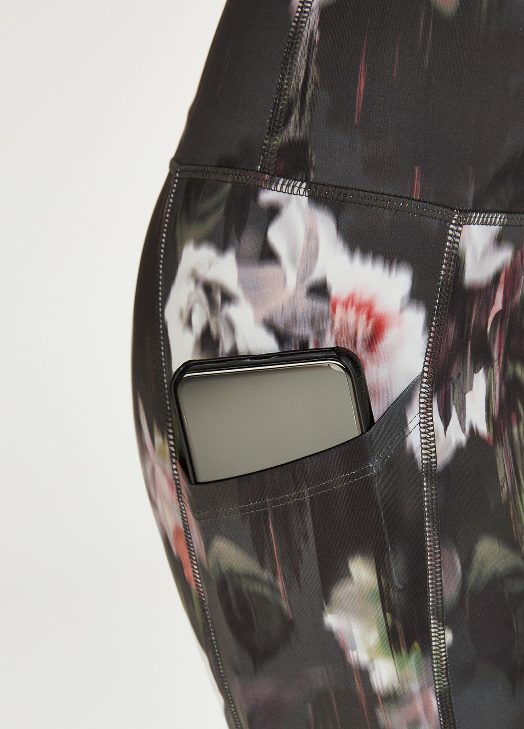 Серо-зеленые демисезонные леггинсы Hunkemoller