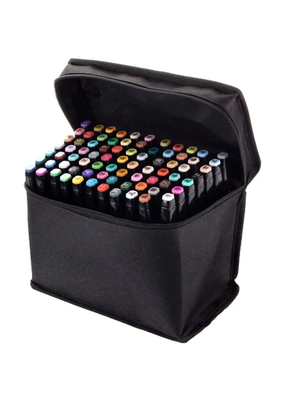 Набор маркеров 80 цветов для рисования скетчинга Фломастеры двухсторонние No Brand (253517635)