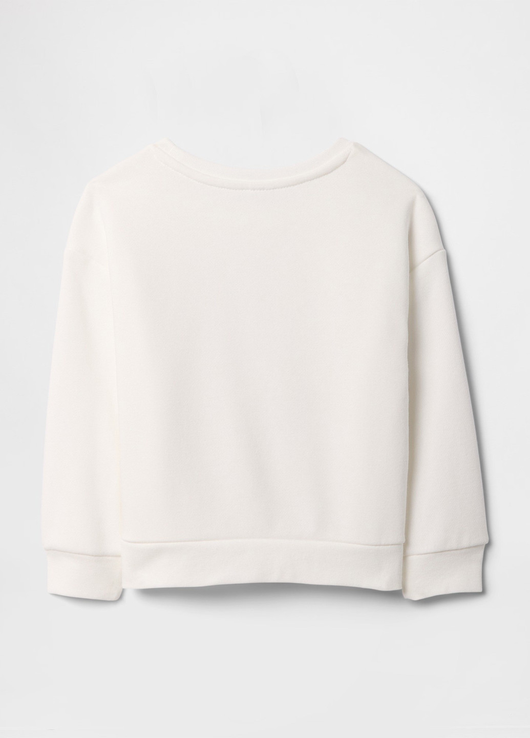 Gap свитшот персонажи белый кэжуал хлопок, трикотаж с начесом