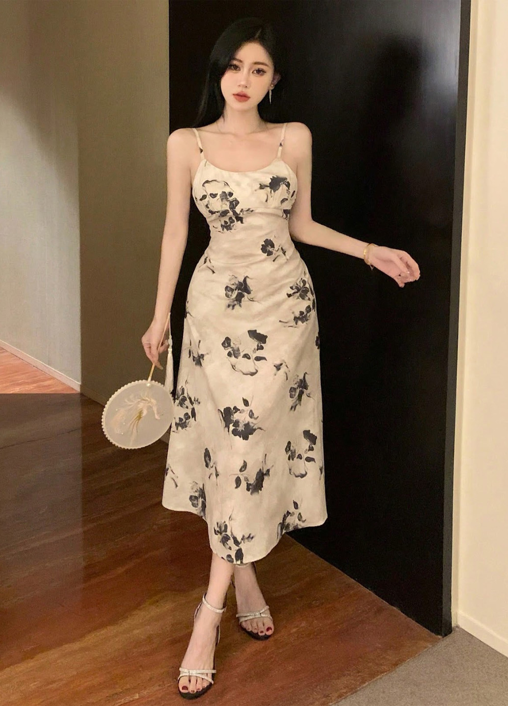 Летний женский сарафан SHEIN в цветочек