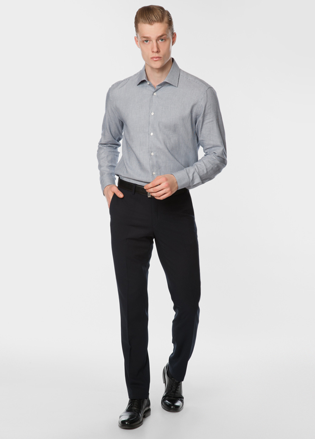 Синяя рубашка Arber