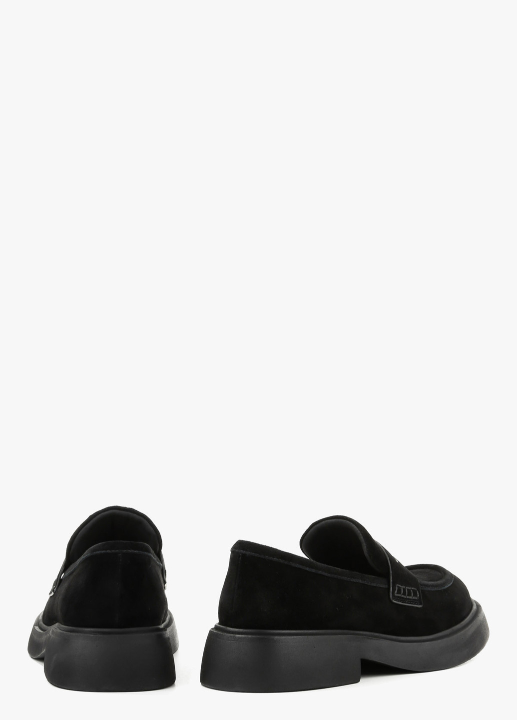 Le'BERDES Туфлі лофери чорний з натуральна замша, україна — демісезон (322088037)