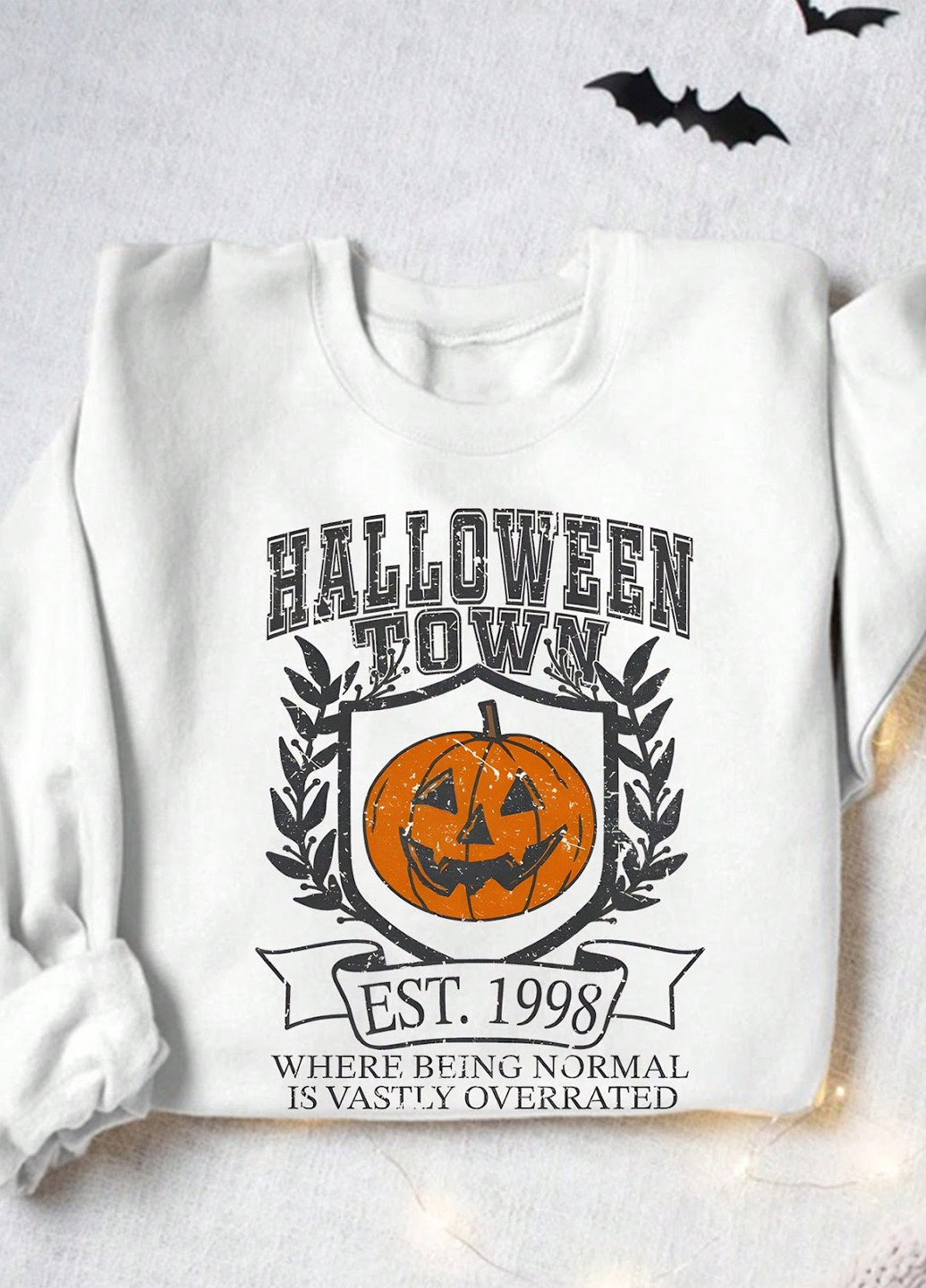 Белый свитшот SHEIN персонажи без декора (323619594)