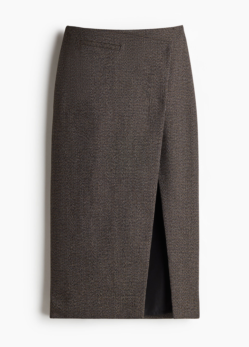 Разноцветная кэжуал меланж юбка H&M на запах