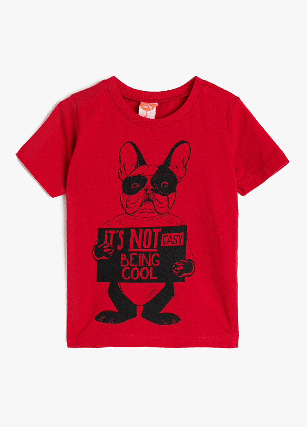 Красная летняя футболка KOTON