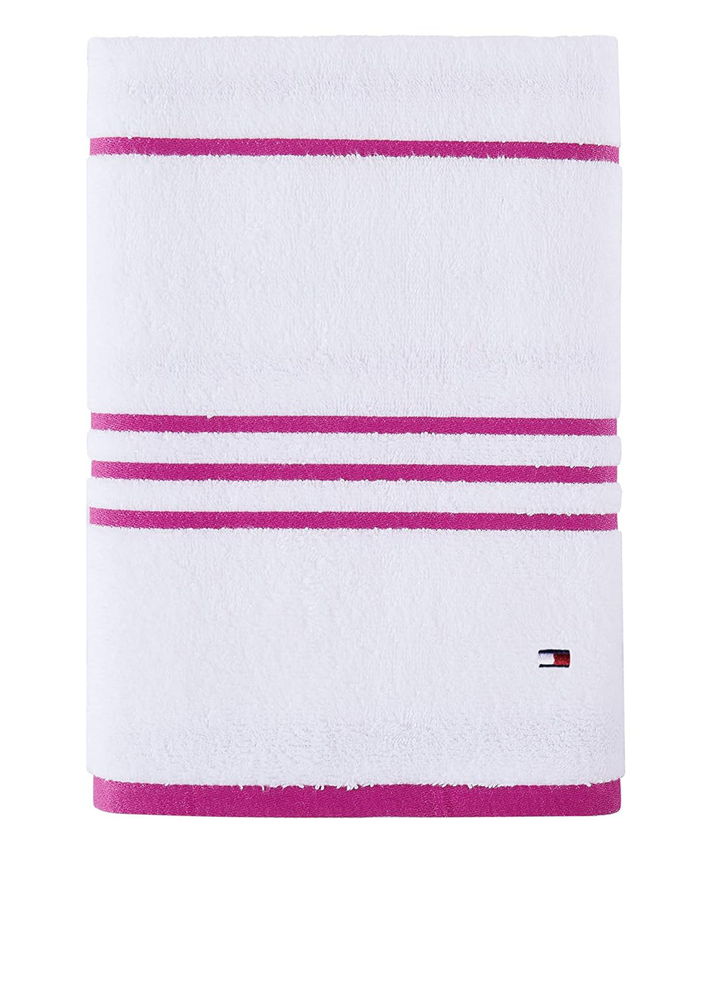 Рушник, 138х76 см Tommy Hilfiger смужка білий