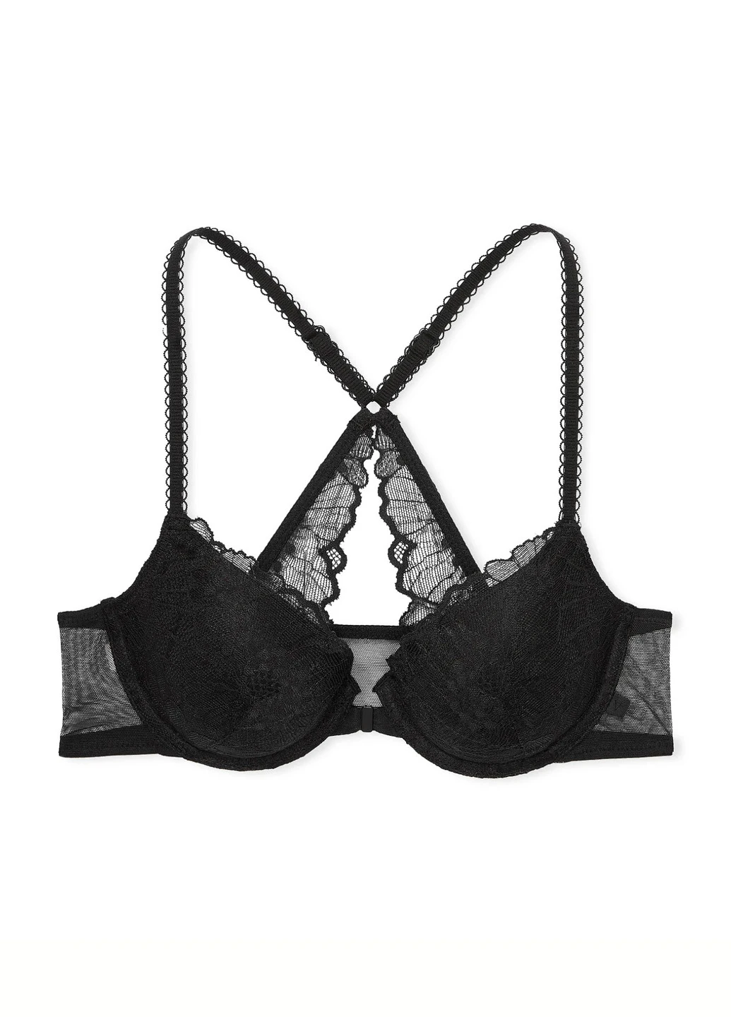 Чорний демісезонний комплект (бюстгальтер, трусики) Victoria's Secret