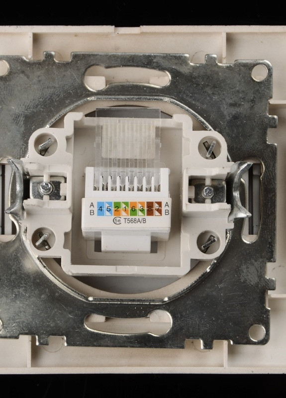 Розетка компьютерная шампань LB-1PC iv Brille (253967268)