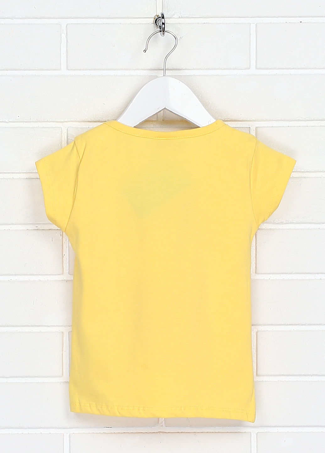 Желтая летняя футболка Hacali Kids