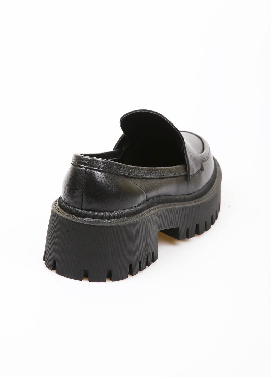 AURA Туфли лоферы черный з натуральная кожа, украина — демисезон (370635475)