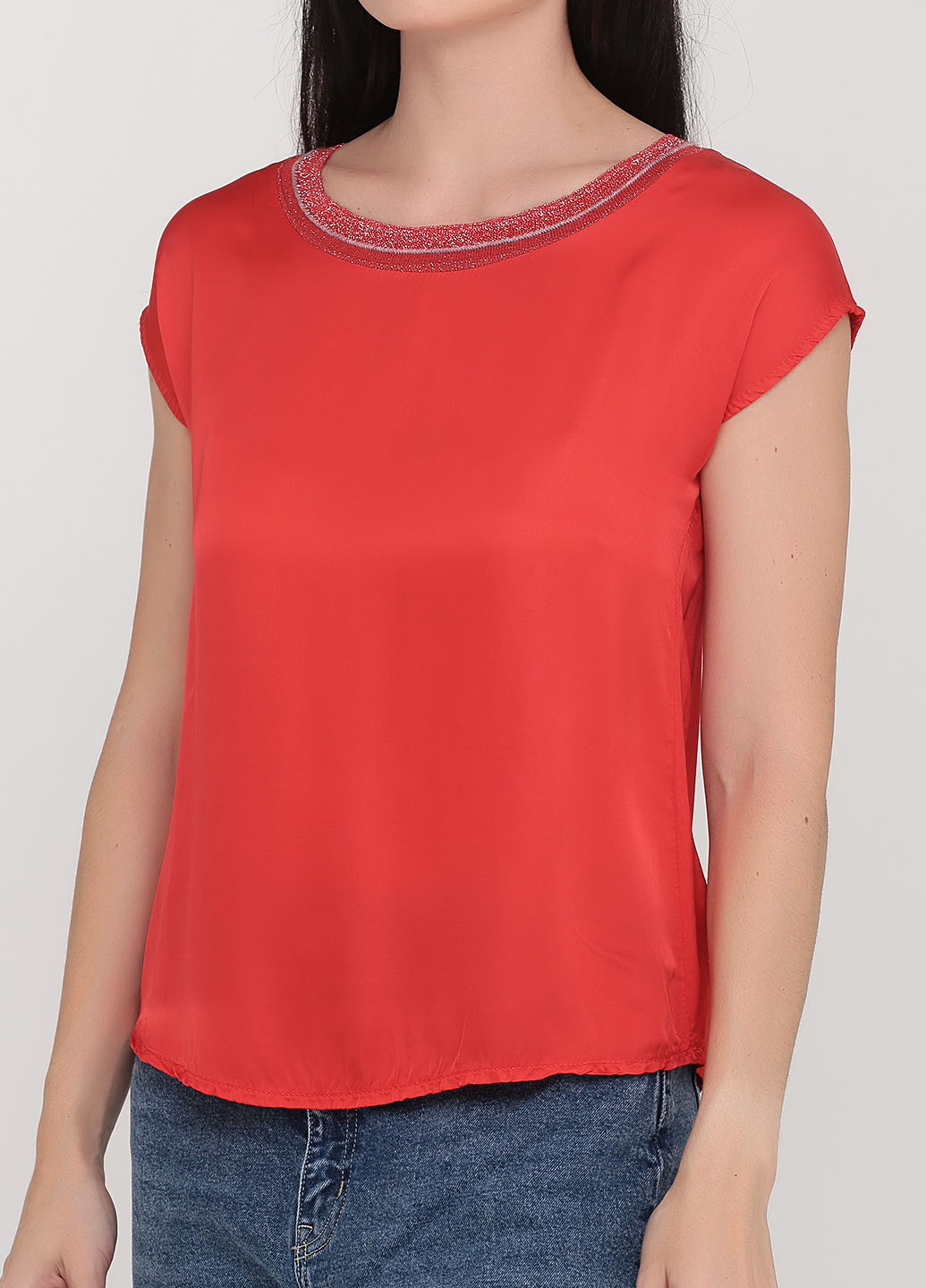 Красная летняя блуза Sarah Chole
