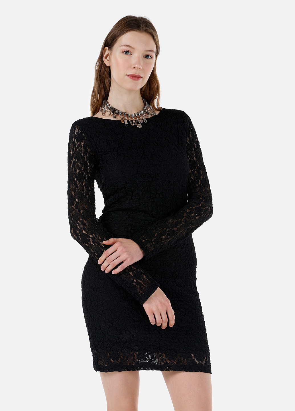 Чорна вечірня сукня Colin's однотонна