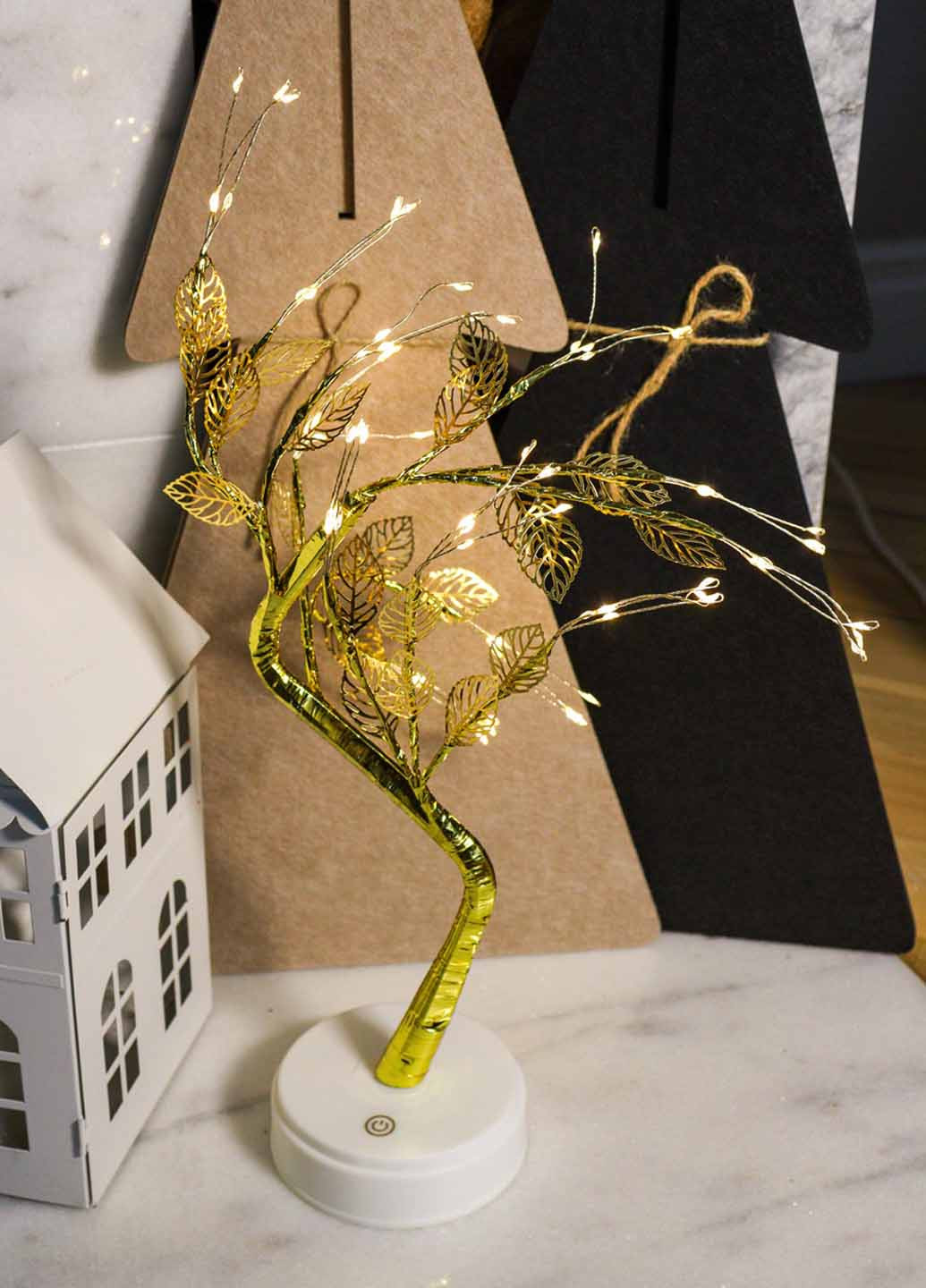 Світильник Дерево з листочками, 50 см Flame (366725834)