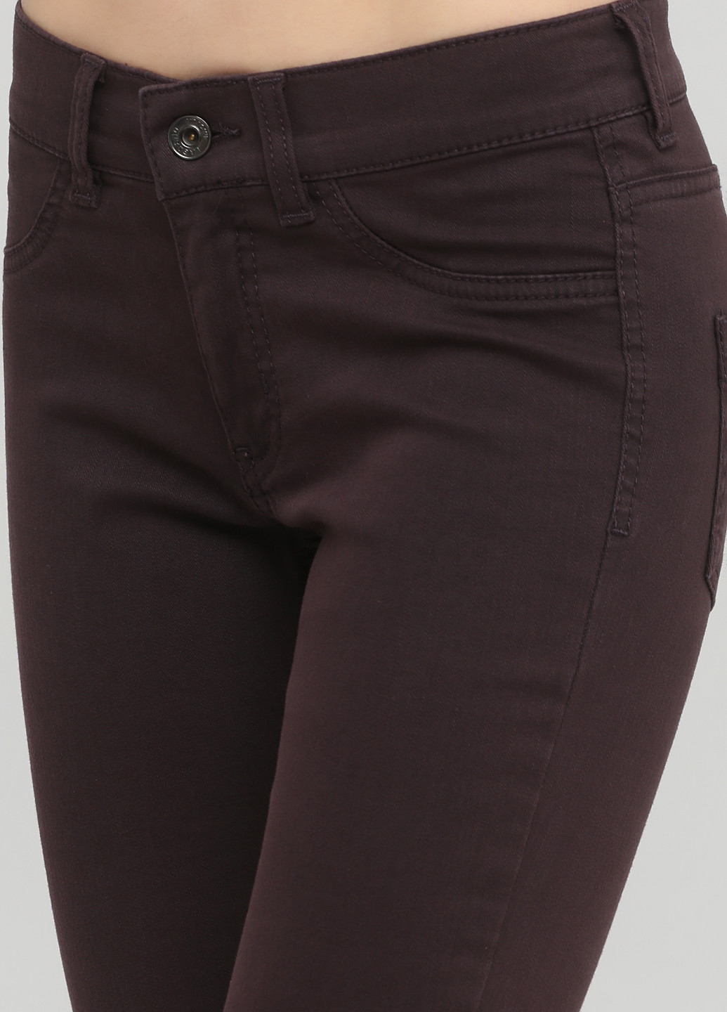 Темно-коричневые кэжуал демисезонные зауженные брюки Lagrand