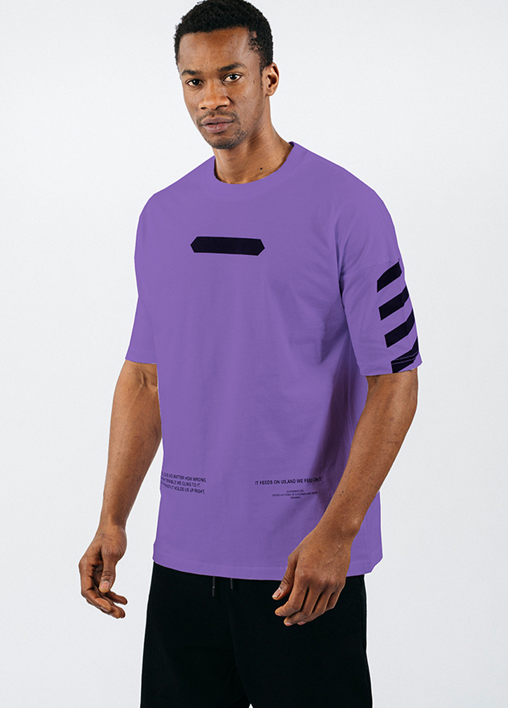 Фиолетовая футболка Eksibir