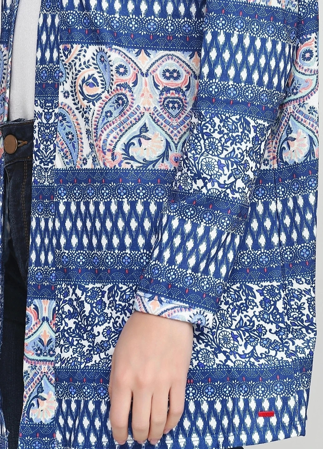 Синий демисезонный кардиган Castro