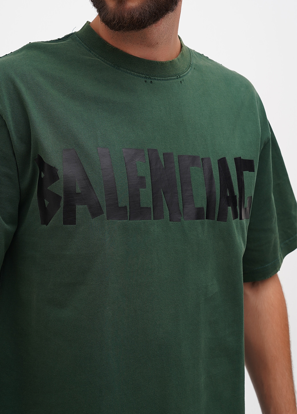 Зеленая футболка Balenciaga
