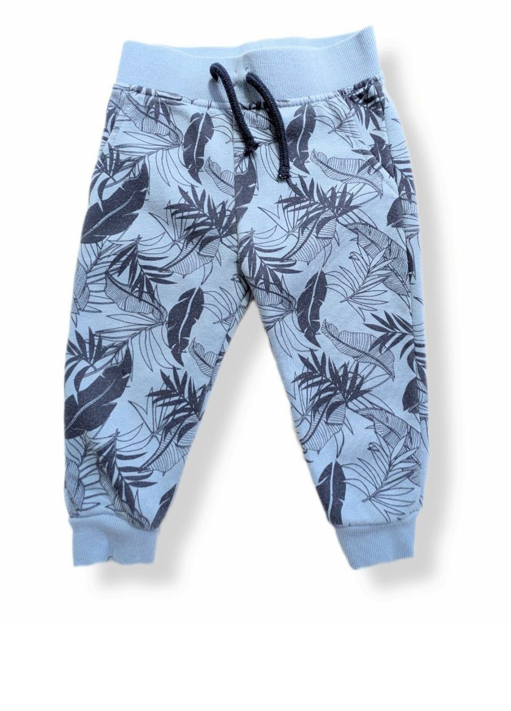 Серо-синие кэжуал демисезонные брюки джоггеры Primark