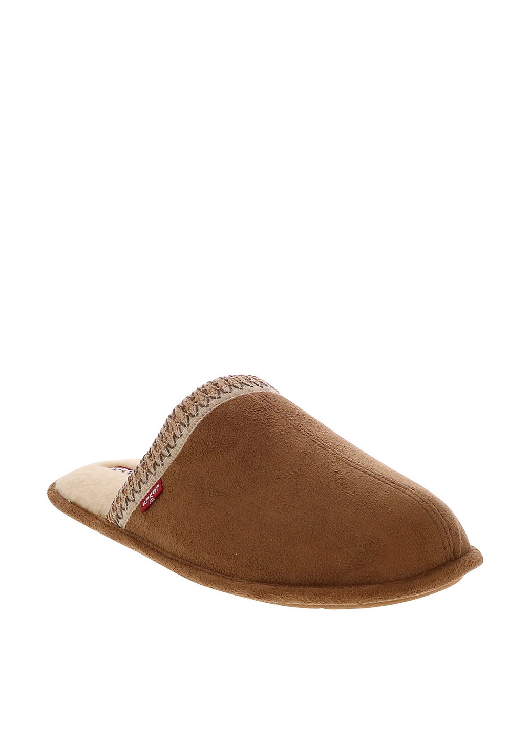 Коричневые тапочки Levi's