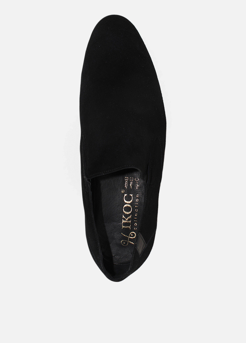 Черные классические туфли Icos без шнурков