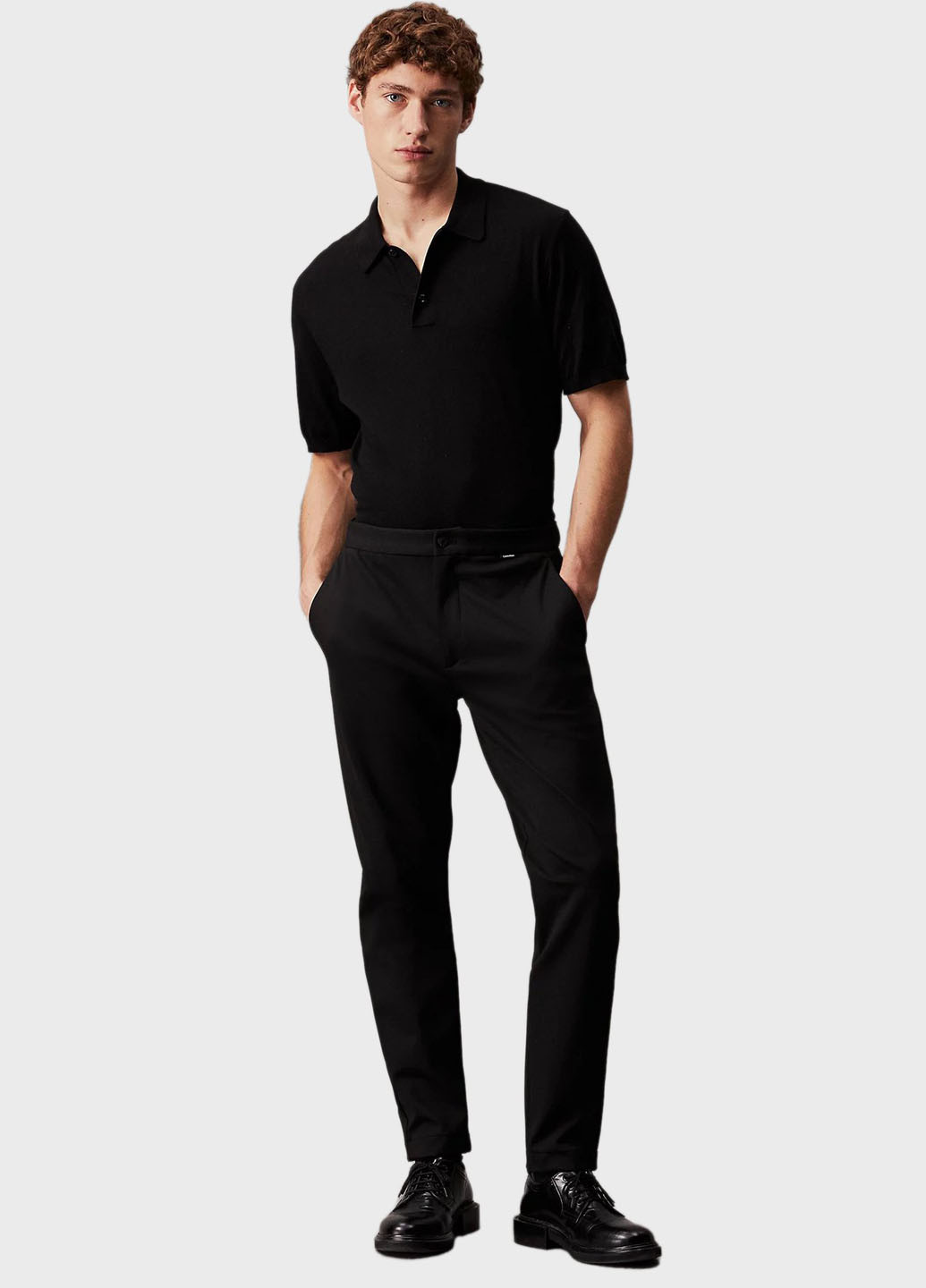 Черные классические, кэжуал демисезонные классические брюки Calvin Klein