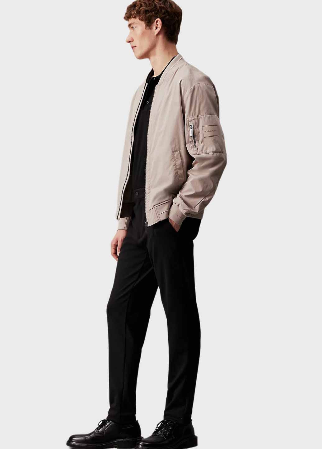 Черные классические, кэжуал демисезонные классические брюки Calvin Klein