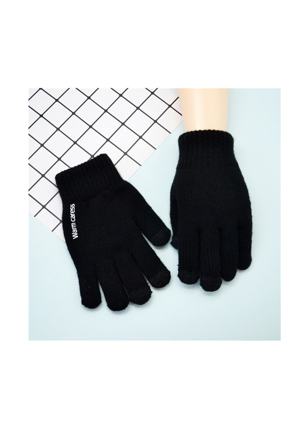 Перчатки ХоКо XoKo для сенсорных экранов warm caress black (161292300)