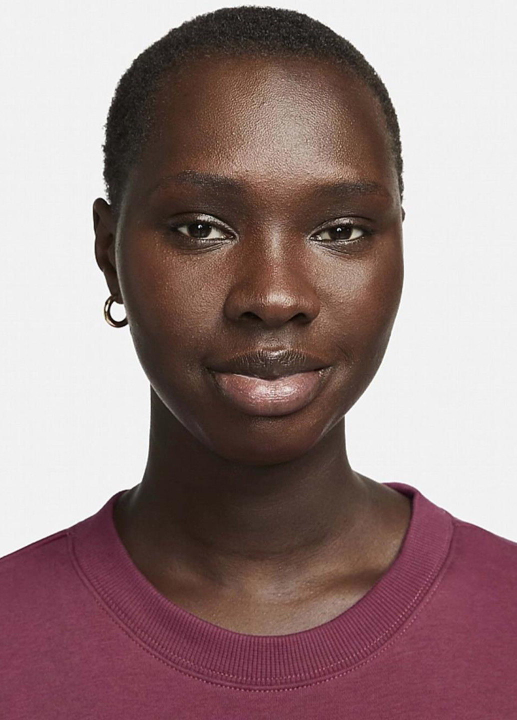 Світло-фіолетовий світшот fd4234-653 Nike логотип без декору (320996930)