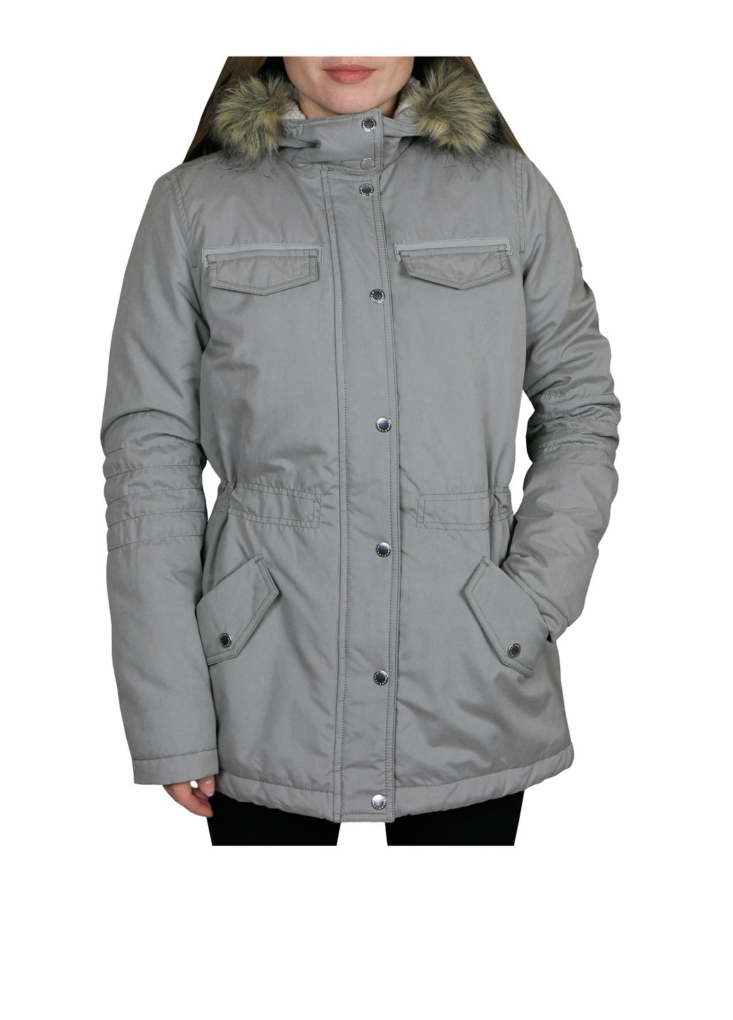 Сіра зимня жіноча зимова куртка Tom Tailor