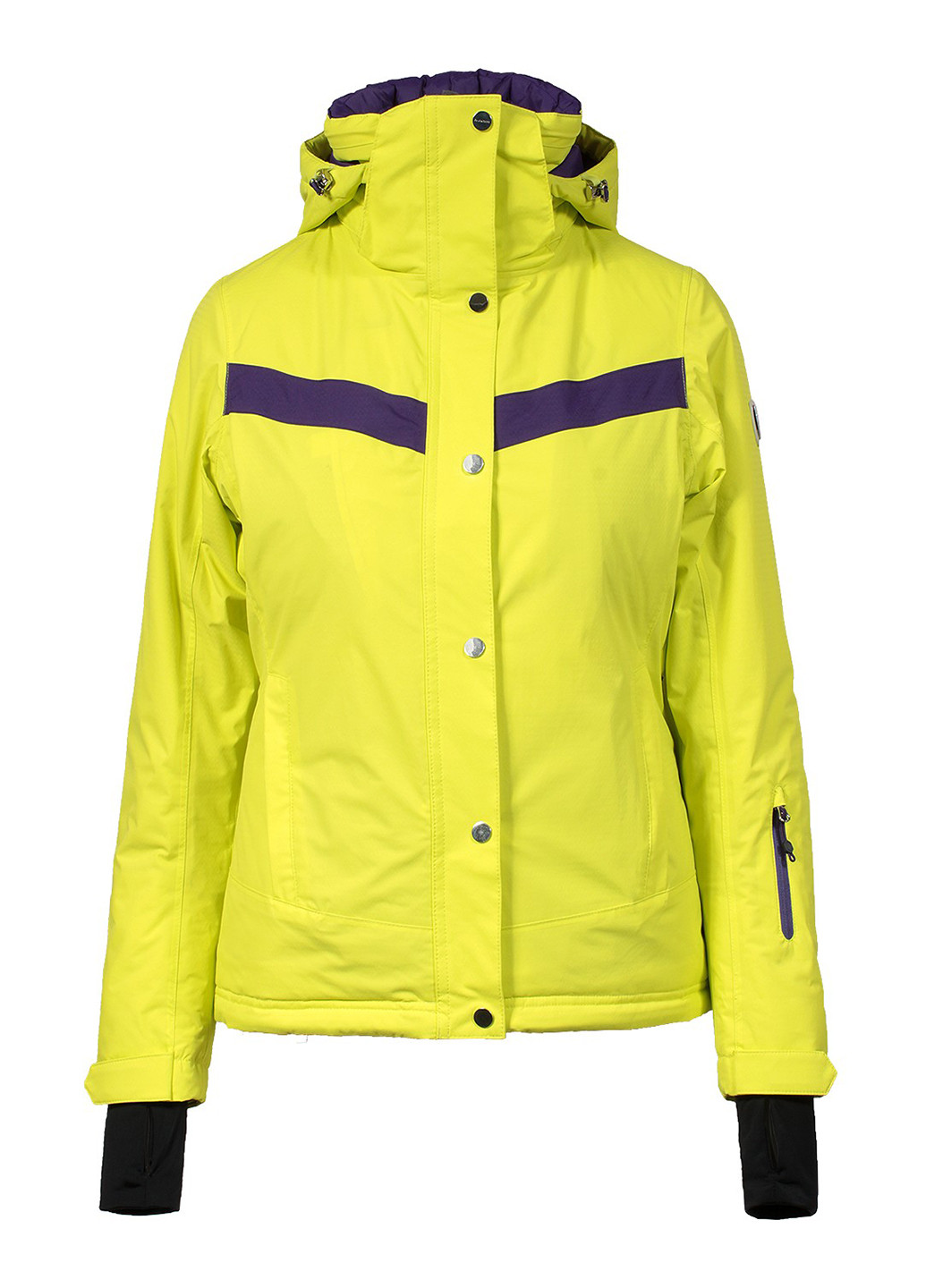 Лимонная зимняя куртка лыжная Audimas