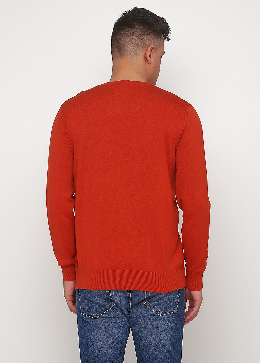 Оранжевый демисезонный пуловер пуловер Tom Tailor