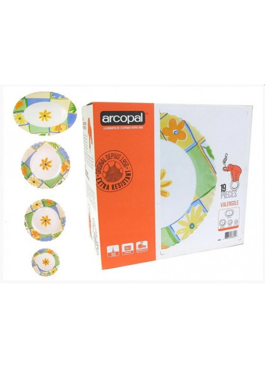 Столовый сервиз Valensol 19 предметов Luminarc (252787878)