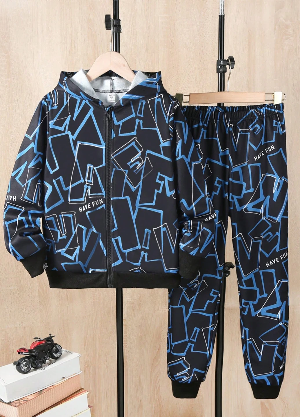 Спортивный костюм (толстовка, брюки) SHEIN (330749757)